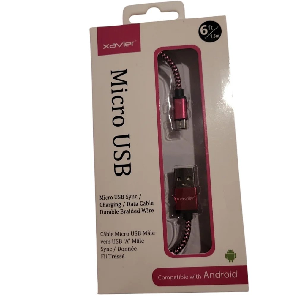 NEW Xavier Micro USB Type A Charging Cable -